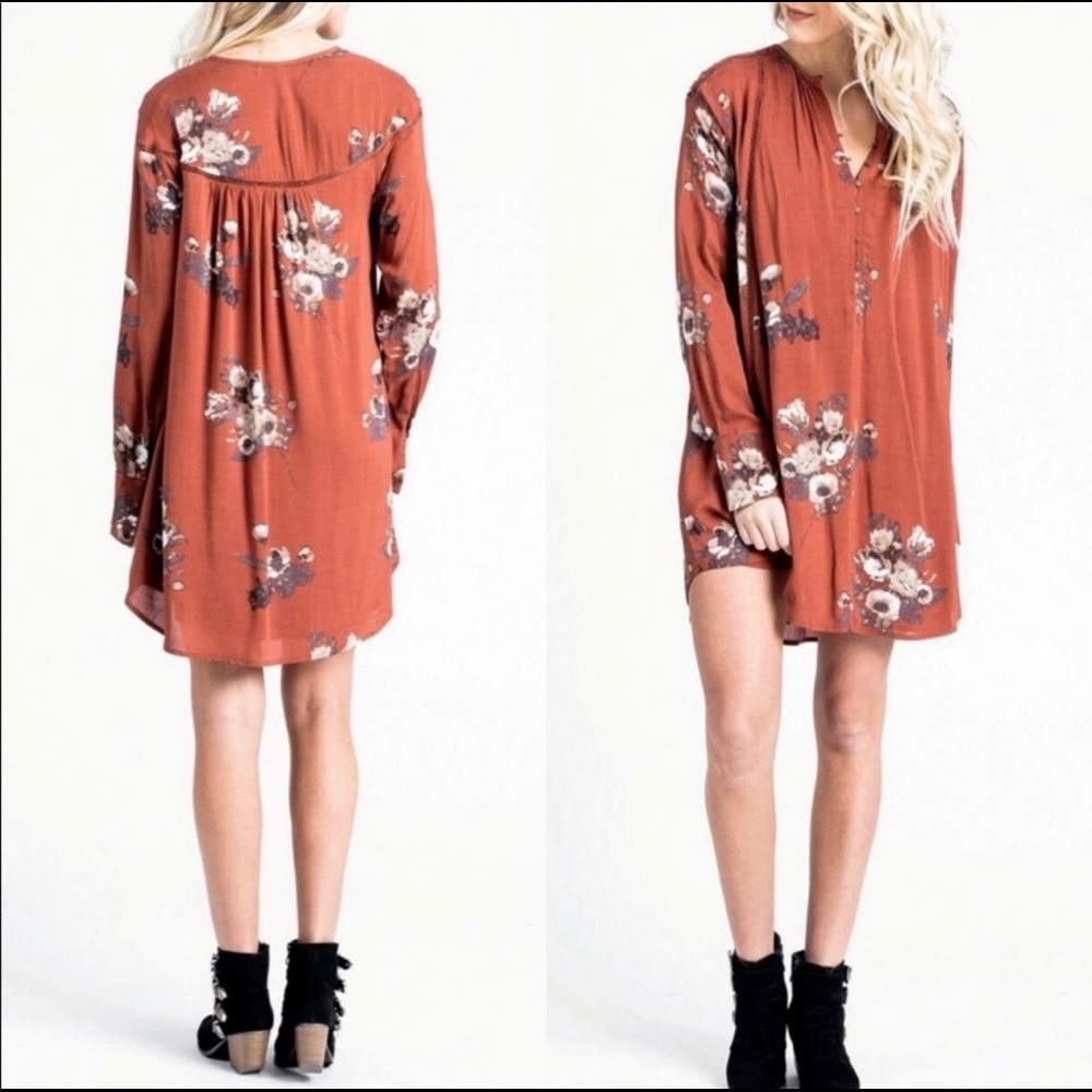 Gentle fawn long sleeve dress